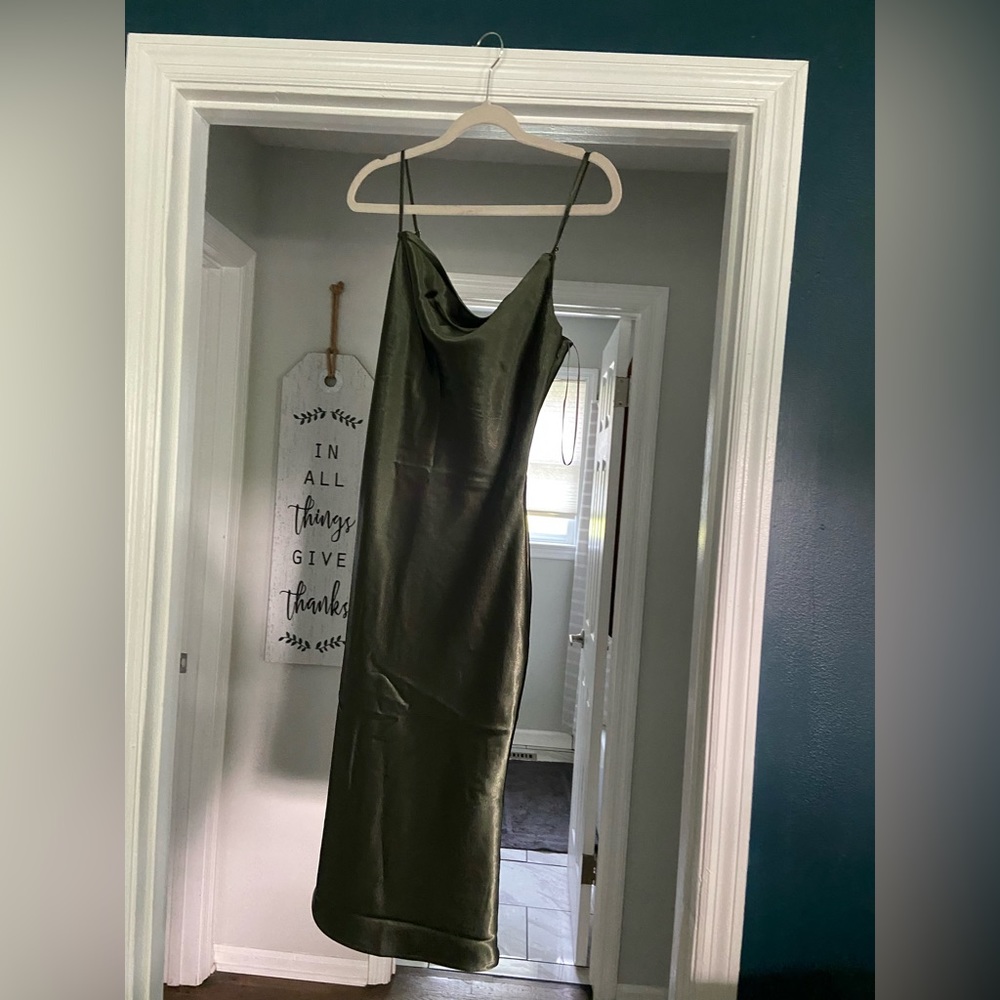 Birdy grey bridesmaid - olive midi